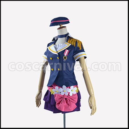 Love Live! Shocking Party Fuli A-RISE Anju Yuki UTX Academy Cosplay Costume coscarnival - Back View