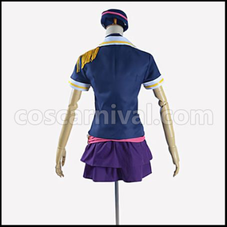 Love Live! Shocking Party Fuli A-RISE Anju Yuki UTX Academy Cosplay Costume coscarnival - Side Profile