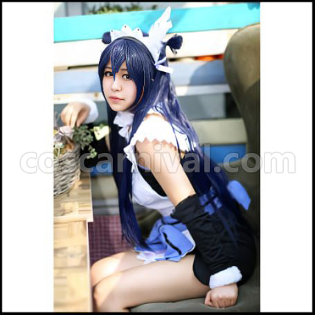 Love Live! Maid Mogu Mogu Love in Approach! Umi Sonoda Cosplay Costume coscarnival - Side Profile
