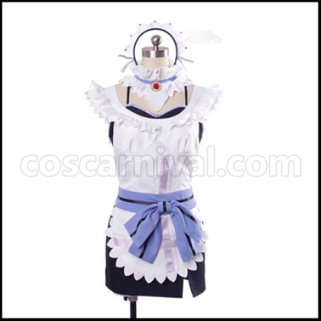 Love Live! Maid Mogu Mogu Love in Approach! Umi Sonoda Cosplay Costume coscarnival - Collar Design