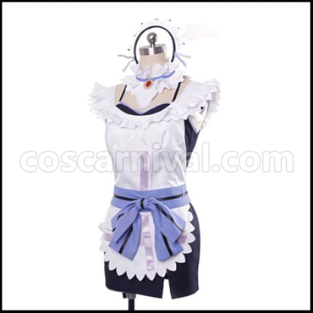 Love Live! Maid Mogu Mogu Love in Approach! Umi Sonoda Cosplay Costume coscarnival - Material Texture