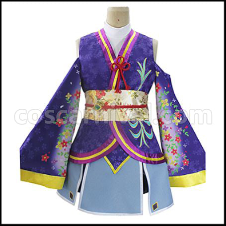 Love Live! The School Idol Movie Umi Sonoda Cosplay Costume coscarnival - Front View