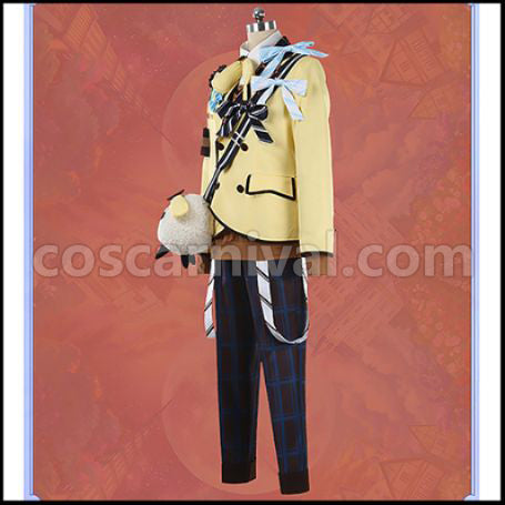 The Wizard's Promise Mahoyaku Central Country Arthur Granvill Sanrio Collaboration Cosplay Costume coscarnival - Side Profile