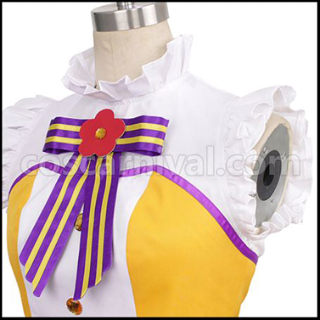 Uma Musume Pretty Derby Nishino Flower Battle Outfit Cosplay Costume coscarnival - Collar Design