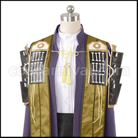 Touken Ranbu Uchigatana Swordsman Heshikiri Hasebe Cosplay Costume coscarnival - Collar Design