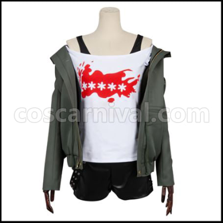 Persona 5 Sakura Futaba / Navi Cosplay Costume coscarnival - Front View