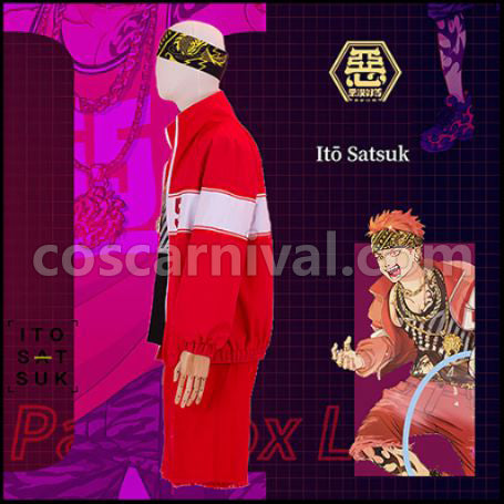 Paradox Live Akudan Yatou Ito Satsuki Cosplay Costume coscarnival - Side Profile