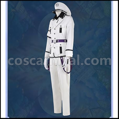 The Wizard's Promise Mahoyaku North Country Bradley Bain First Anniversary Cosplay Costume coscarnival - Side Profile