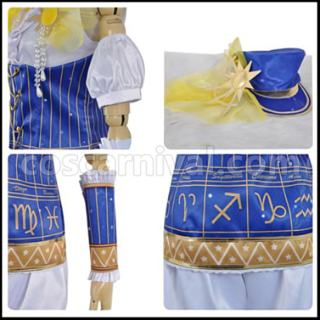Love Live! School Idol Festival Constellation Edition Mythical World UR Post-Awakening Rin Hoshizora Cosplay Costume coscarnival - Collar Design