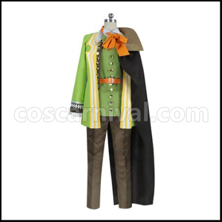 [Fate/Grand Order Costume] Fate/Grand Order Red Caster Shakespeare Cosplay Costume coscarnival - Front View