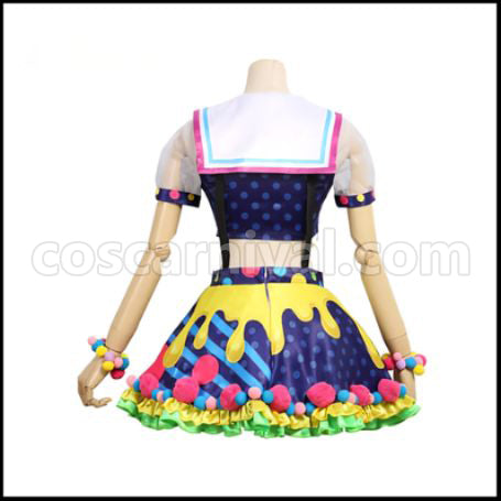 BanG Dream! Poppin¡¯Party New Costumes Ushigome Rimi (Ushigome Rimi) Cosplay Costume coscarnival - Side Profile