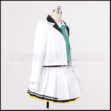 Tsukiuta. Goddess Candidate Seleas June Terase Yuno Uniform Cosplay Costume coscarnival - Back View