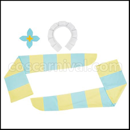 Love Live! Sunshine!! Aozora Jumping Heart Aqours Yoshiko Tsushima Cosplay Costume coscarnival - Side Profile