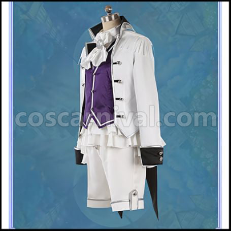 The Wizard's Promise Mahoyaku North Country Snow First Anniversary Cosplay Costume coscarnival - Side Profile