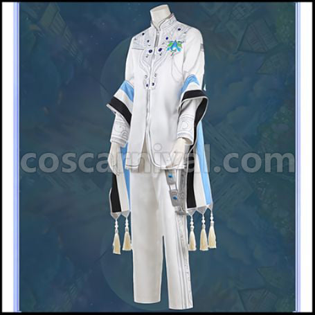The Wizard's Promise Mahoyaku East Country Heathcliff Blanchett First Anniversary Cosplay Costume coscarnival - Side Profile