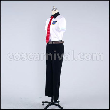 Free! Rei Ryuugazaki Summer Uniform Cosplay Costume coscarnival - Hem Detail