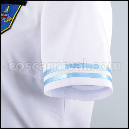 Free! Rei Ryuugazaki Summer Uniform Cosplay Costume coscarnival - Material Texture