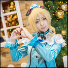 Love Live! Season 2 Episode 12/13 Insert Song KiRa-KiRa Sensation Happy maker Eri Ayase Cosplay Costume coscarnival - Detail Close-up