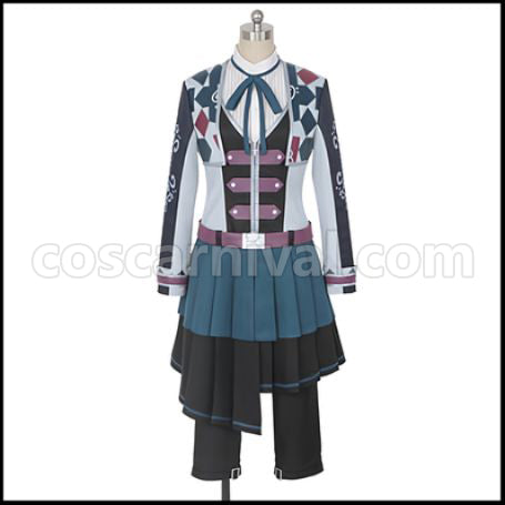 IDOLiSH 7 Sakura Message Ten Kujou Cosplay Costume coscarnival - Front View