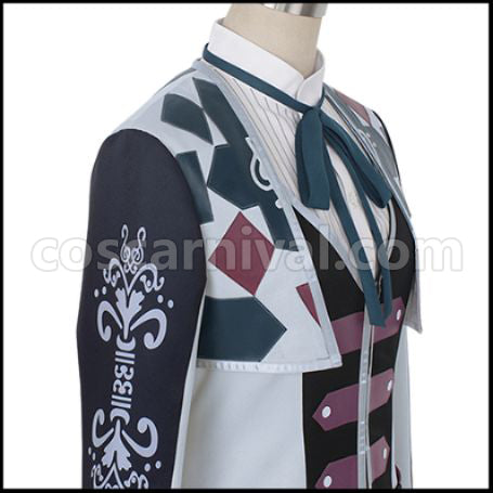 IDOLiSH 7 Sakura Message Ten Kujou Cosplay Costume coscarnival - Collar Design