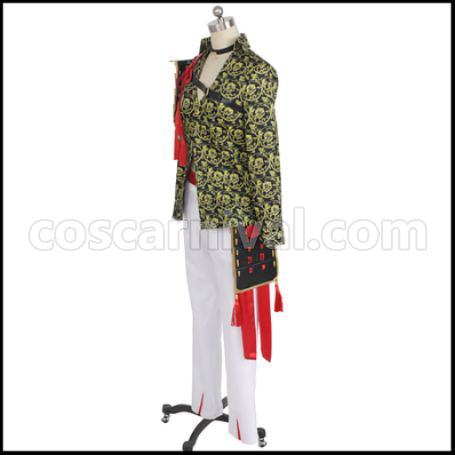 Touken Ranbu New Sword Warrior Nansen Ichimonji Cosplay Costume coscarnival - Side Profile