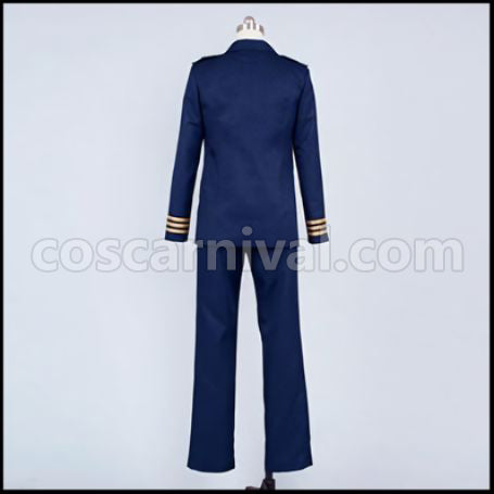 Uta no Prince-sama Shining Airlines Rookie Pilot Wing Shape Metal Badge Cosplay Costume PrinceVer.R Deluxe Edition coscarnival - Hem Detail