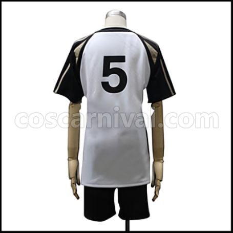 Haikyuu!! Fukurodani Academy Keiji Akaashi Cosplay Costume coscarnival - Back View