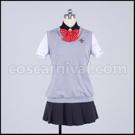 Free! Iwatobi High School Gou Matsuoka Summer Uniform Cosplay Costume coscarnival - Front View