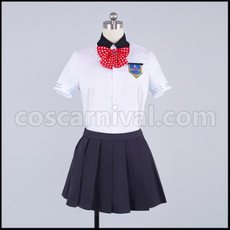 Free! Iwatobi High School Gou Matsuoka Summer Uniform Cosplay Costume coscarnival - Back View
