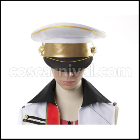 Tsukiuta. Procellarum August Hadzuki You Cosplay Costume coscarnival - Hem Detail