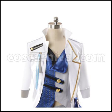 Tsukiuta. Procellarum July Fudzuki Kai Cosplay Costume coscarnival - Hem Detail