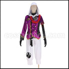 Touken Ranbu Musical Part 2 Live Costume Atsukashiyama Ibun Iwatooshi Black Coat Cosplay Costume coscarnival - Side Profile