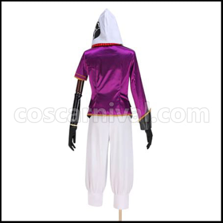 Touken Ranbu Musical Part 2 Live Costume Atsukashiyama Ibun Iwatooshi Black Coat Cosplay Costume coscarnival - Detail Close-up