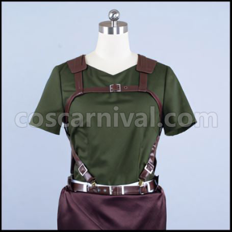 Attack on Titan Scout Regiment Levi Captain Cosplay Costume coscarnival - Cuff Style