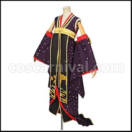 Touken Ranbu Ootachi Swordsman Jiro Tachi Cosplay Costume coscarnival - Back View