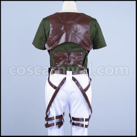 Attack on Titan Scout Regiment Levi Captain Cosplay Costume coscarnival - Material Texture