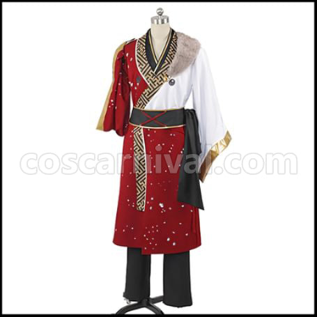 Ensemble Stars! Akatsuki Kuro Kiryu Cosplay Costume coscarnival - Front View