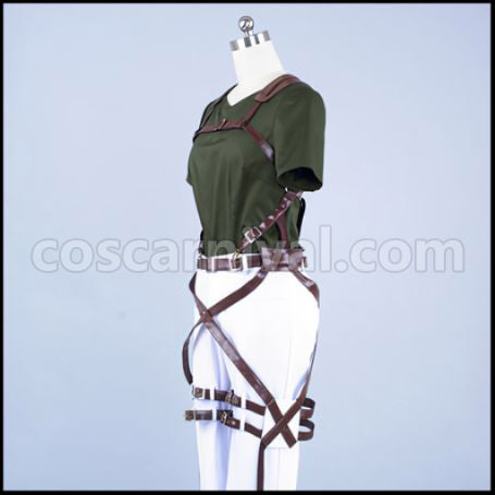 Attack on Titan Scout Regiment Levi Captain Cosplay Costume coscarnival - Functional Details