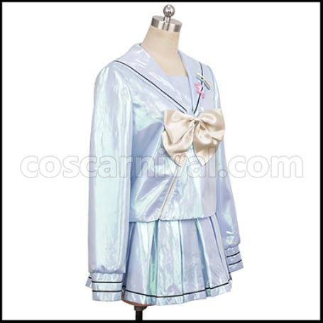 Needy Girl Overdose Super Kawaii Angel-chan Cosplay Costume coscarnival - Back View