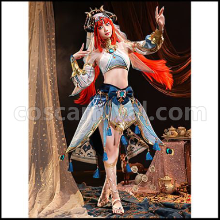 Genshin Impact Nilou Cosplay Costume coscarnival - Front View