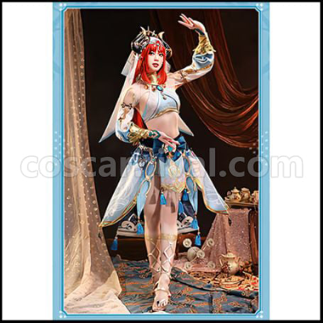Genshin Impact Nilou Cosplay Costume coscarnival - Back View