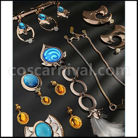 Genshin Impact Nilou Cosplay Costume coscarnival - Hem Detail