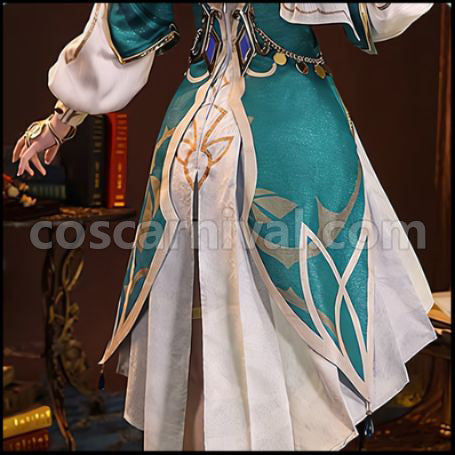 Genshin Impact Lisa Minci Cosplay Costume coscarnival - Cuff Style