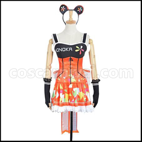 Love Live! SR Cyber Edition Honoka Kosaka Awakened Cosplay Costume coscarnival - Front View