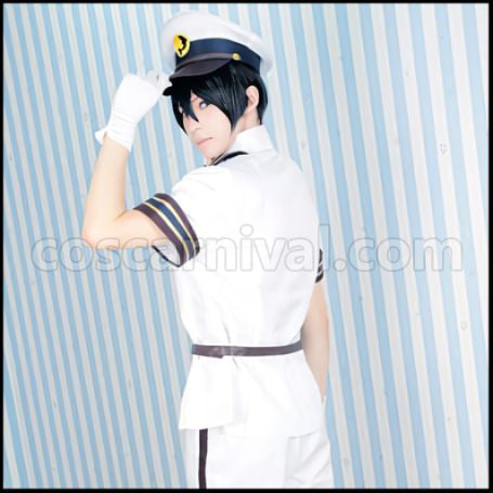 Free! -Eternal Summer- Bessatsu spoon.2Di vol.52 Haruka Nanase Uniform Cosplay Costume coscarnival - Back View