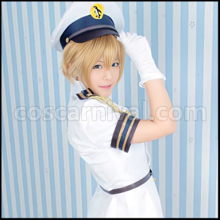 Free! -Eternal Summer- Bessatsu spoon.2Di vol.52 Nagisa Hazuki Uniform Cosplay Costume coscarnival - Back View