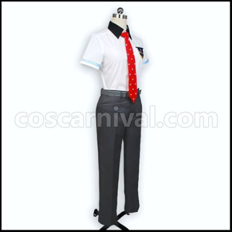 Free! Iwatobi High School Nagisa Hazuki Summer Uniform Cosplay Costume coscarnival - Material Texture