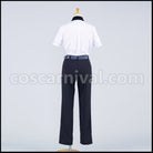 Free! Iwatobi High School Summer Uniform Nagisa Hazuki Cosplay Costume coscarnival - Hem Detail