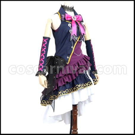 BanG Dream! Minato Yukina Cosplay Costume coscarnival - Back View