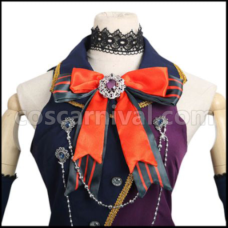 BanG Dream! BLACK SHOUT Imai Lisa Cosplay Costume coscarnival - Detail Close-up